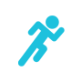 icon of a person running